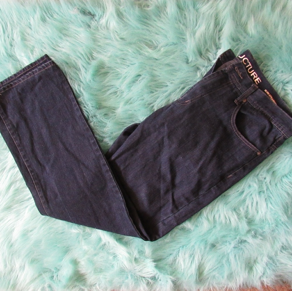 Structure Slim Straight Denim Mens Jeans